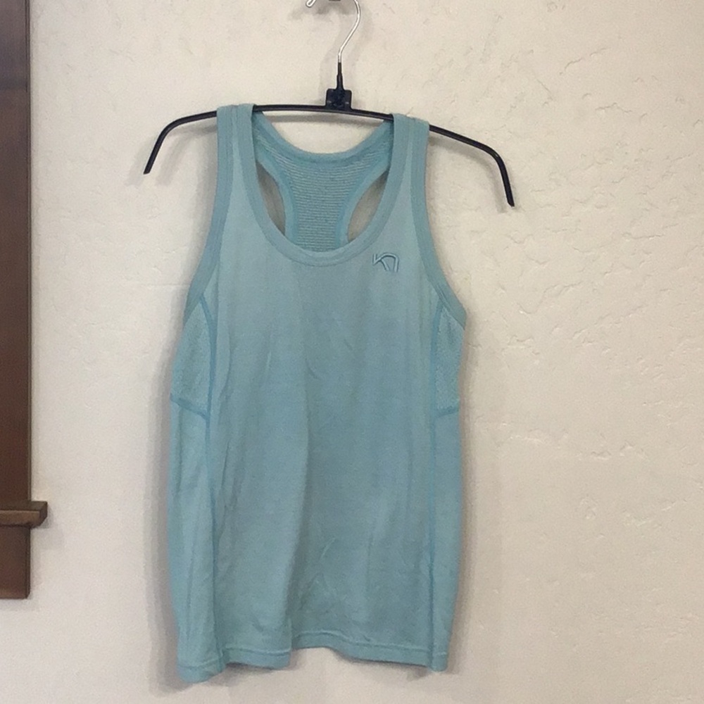 Kari Traa Tikse Singlet, light blue, XS, merino wool